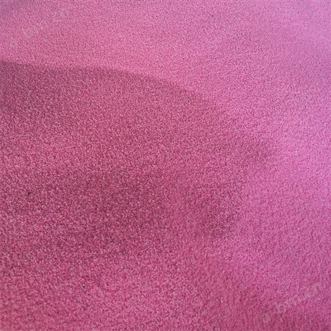 厂家供应景区海滩造景用粉色海滩砂